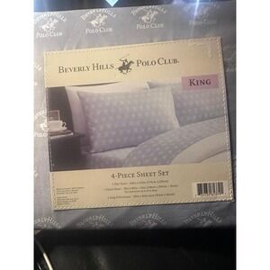 Beverly Hills Polo Club King Size 4 Piece Sheet set